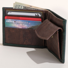 Load image into Gallery viewer, Gentleman's Wallet with Coin Pocket