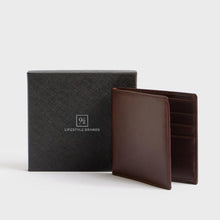 Load image into Gallery viewer, Men's Genuine Leather Bi-Fold Wallet