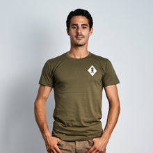 Load image into Gallery viewer, Diamond Patch Tee - Olive