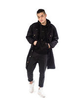 Load image into Gallery viewer, Wester Coat Black Twill