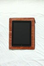 Load image into Gallery viewer, Genuine Leather Tablet Sleeve