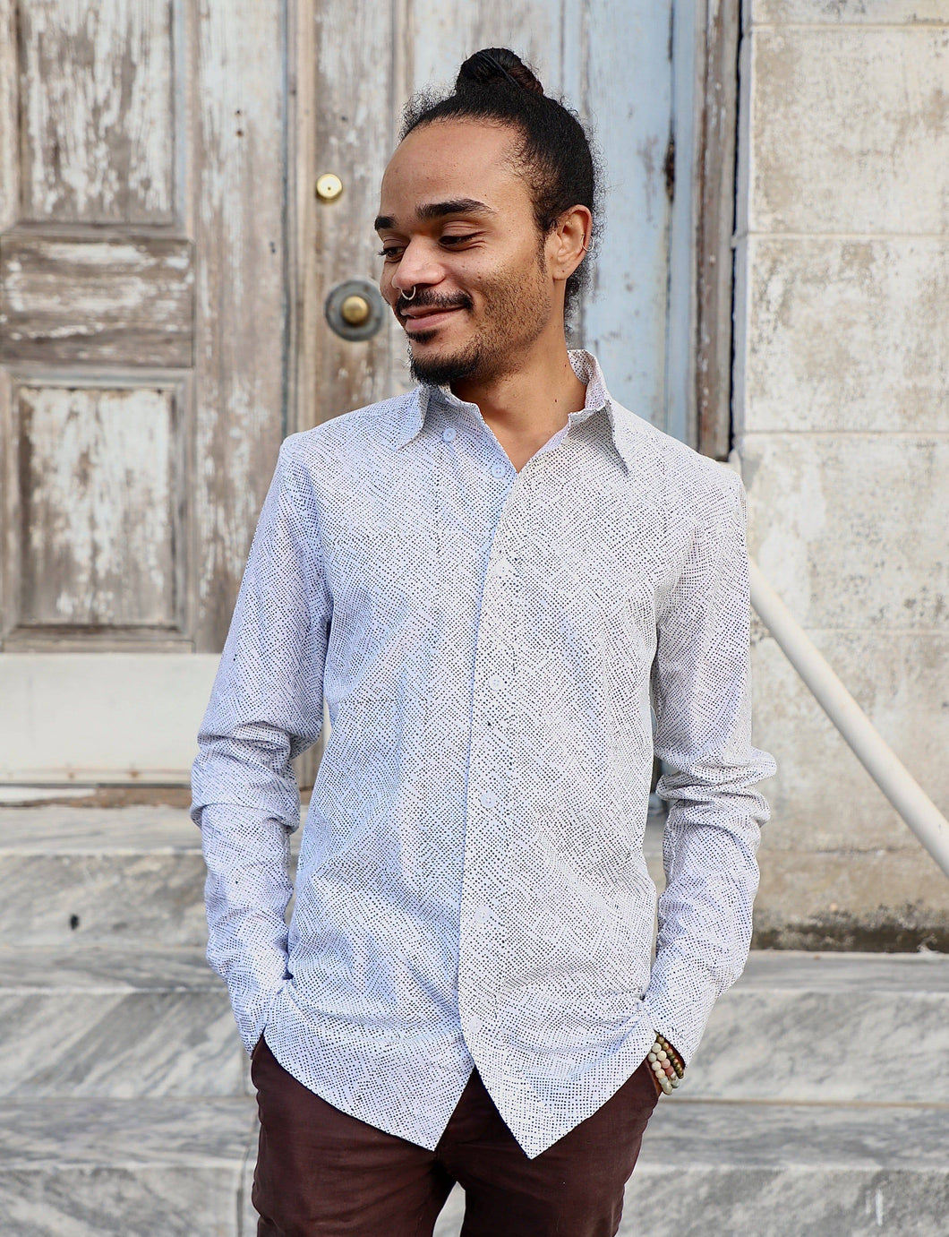 Avery Organic Cotton Button Down Shirt