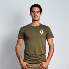 Load image into Gallery viewer, Diamond Patch Tee - Olive
