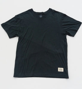 Men's Bamboo V neck T-shirt Charcoal Grey