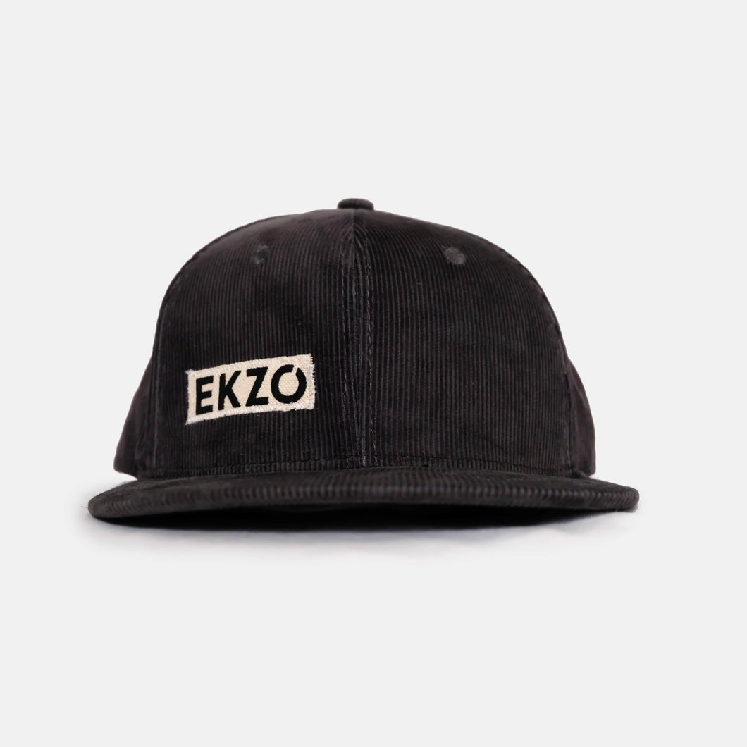 Full Corduroy Hat - Black